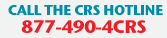 Call CRS: 877-490-4CRS